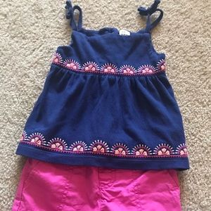 Summer shirt with shorts